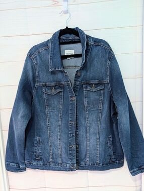 Warehouse One Plus Size Denim Jacket  Size 3X